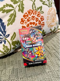Pokemon Chaos Rising Booster Bundle Sealed 6 Booster Packs