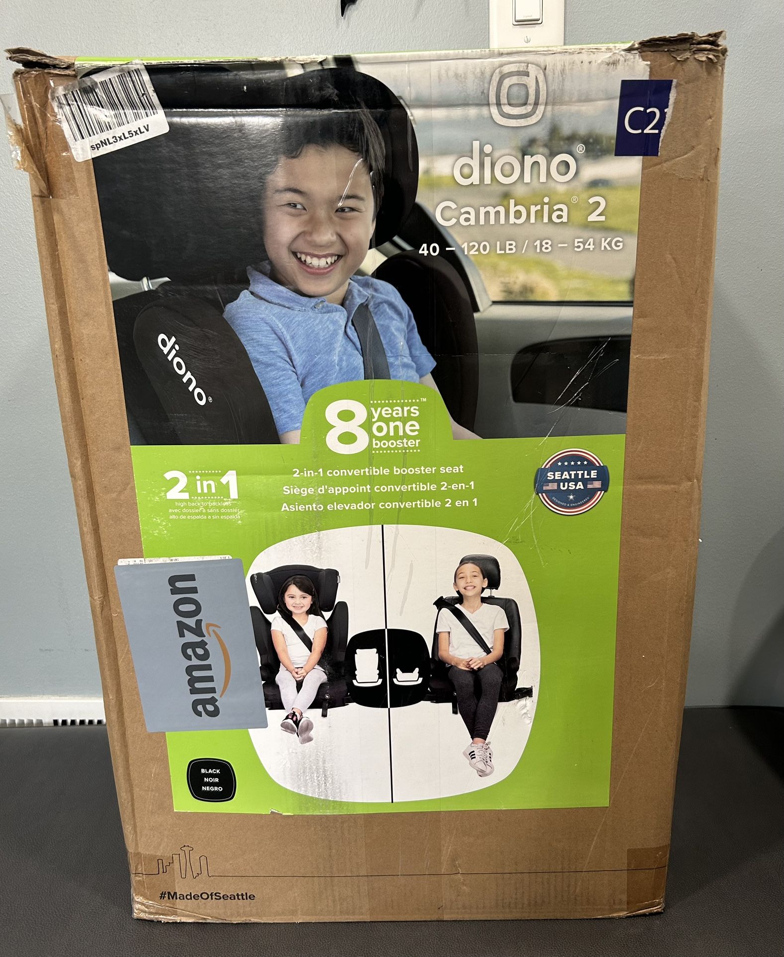 LIKE NEW / COMO NUEVO! Diono Cambria 2 In 1 Booster Seat