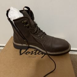 Men’s Dark Brown Motorcycle Boots