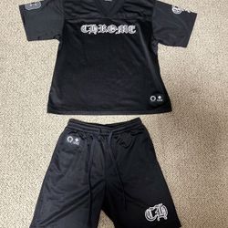 Chrome Hearts Black Jersey Set 