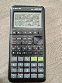 Casio fx-9750GIII Graphing Calculator Black Work USB Power Graphic 3

