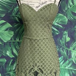 Bebe - Olive Green Dress