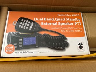 Radioddity DB25 Dual Band Mini Mobile Transceiver