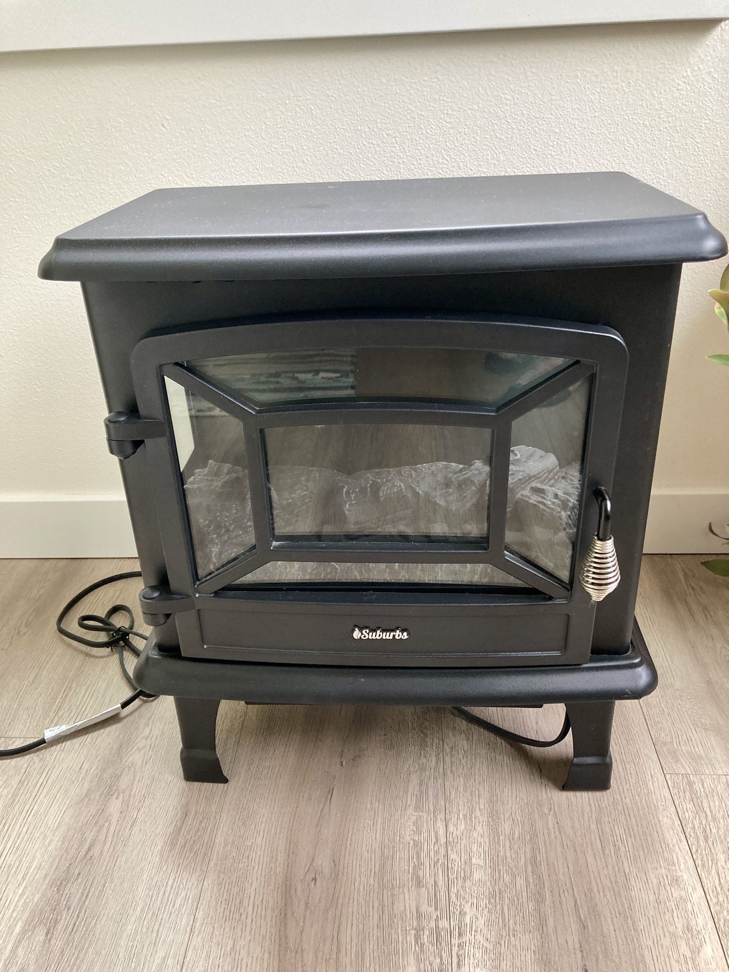 Freestanding Portable Electric Fireplace Stove Heater