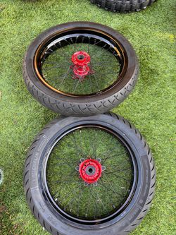 milk racing surron ultra bee supermoto set