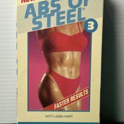 Abs of Steel 3: Intense Abdominal Workouts (VHS, 1994) Beginner/Intermediate