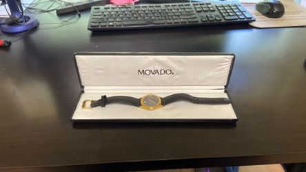 Movado Museum Mens 36mm Black Dial Watch