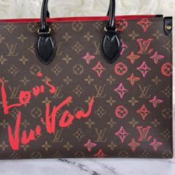 LTD. EDITION louicls Vuit9n "love" ON THE FO Tote
