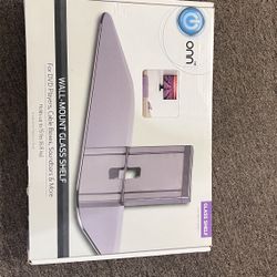 Wall-Mount Glass Shelf for Media Devices – Like New