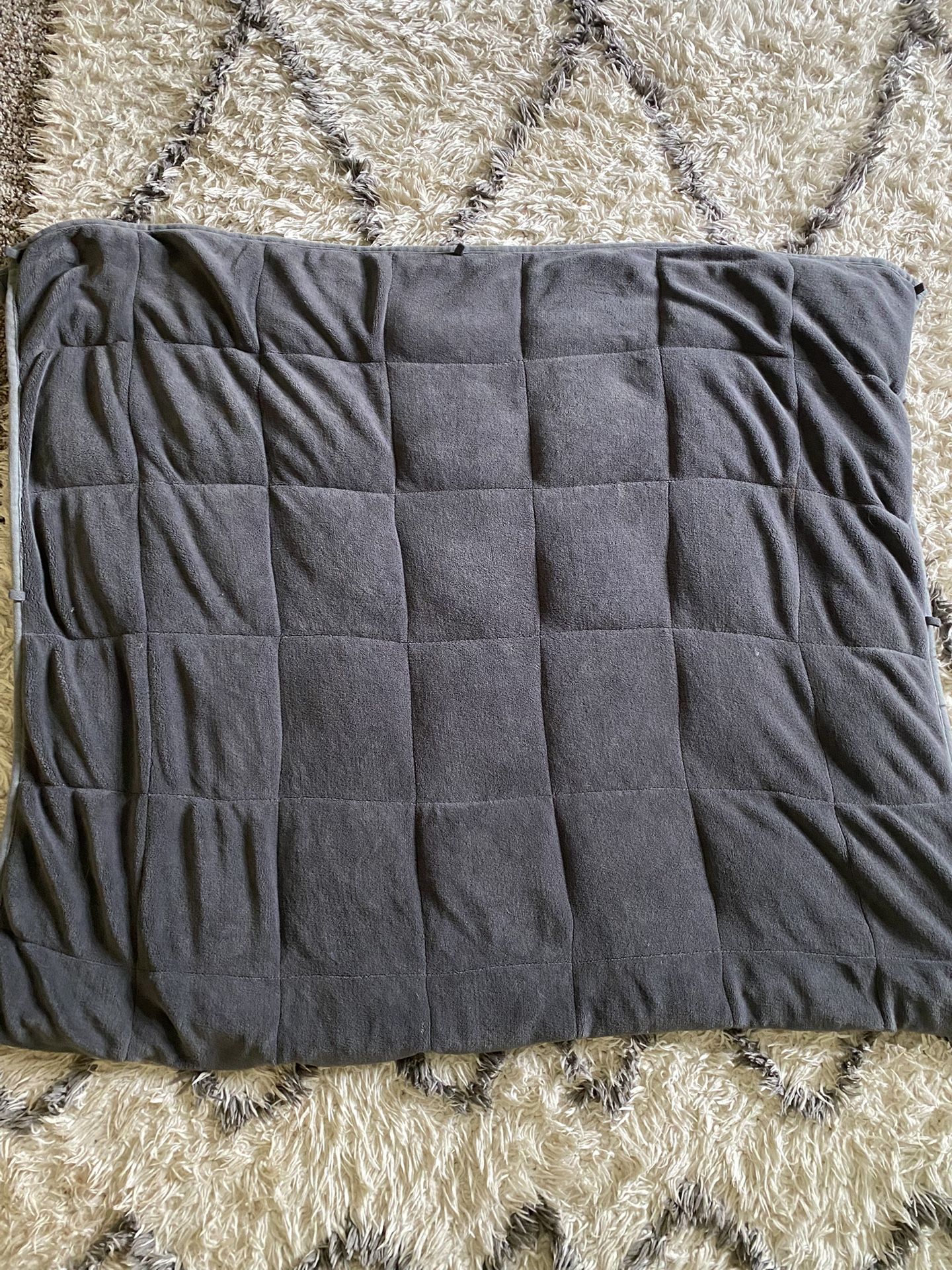 20lb Gray Weighted Blanket $15
