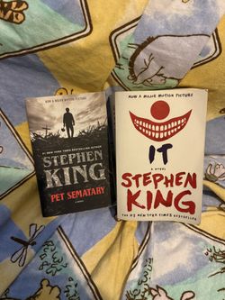 Stephen King books IT novel & Pet Cemetery bundle