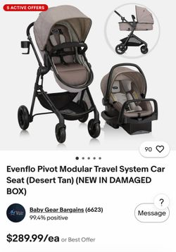 Evenflo Pivot Modular Travel System Car Seat