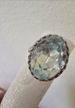 Blue Topaz - Silver RING