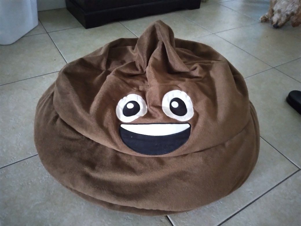 Poop Emoji Bean Bag