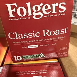 K-cup Classic Roast Folgers Pods