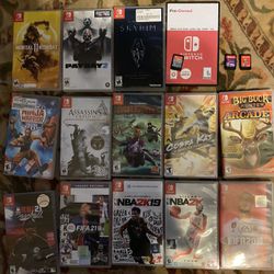 Switch Games Priced Separately ($15-$40): Mario Olympics, Skyrim, PayDay, FIFA