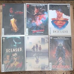 DC's Dceased Parts 1, 2 & 3 Complete Sets Of Horror Movie Poster Variant Covers
