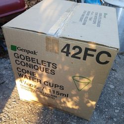 ** BIG BOX OF CONE WATER CUPS 