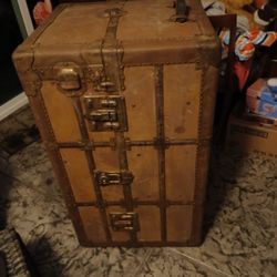 Old Travel Dresser Trunk