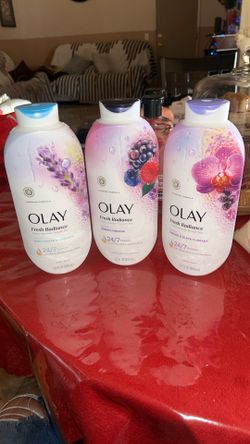 Olay Body Wash  22oz.   $ 6 each 