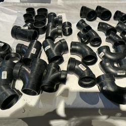 ABS fittings - 1-1/2" and 2" fittings bundle price
