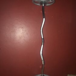 Ez Curl Bar 20 Pounds With The Bar
