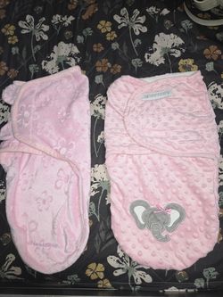 Baby girl swaddle wraps
