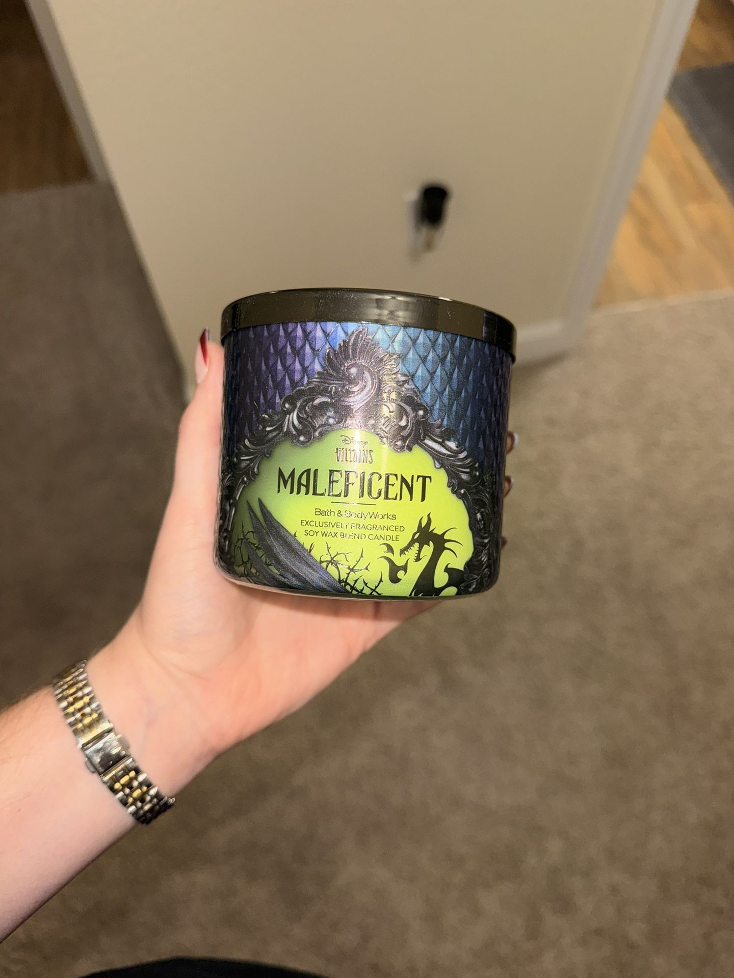 Disney Maleficent Bath & Body Works Unburned Candle