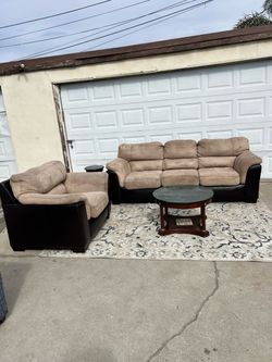 Sofa and Loveseat Living Room Set