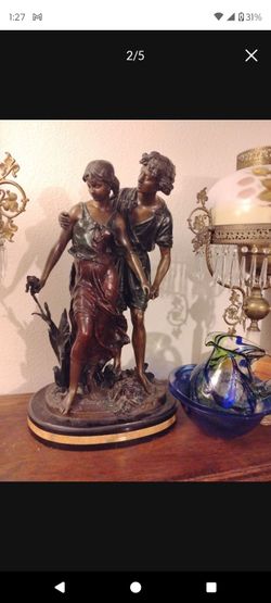 Bronze statue/Sculpture "Lovers" signed by Artist