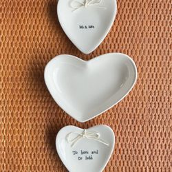Small Heart Dishes
