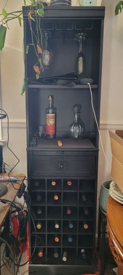 Wine and alcohol rack shelf.