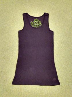 BRAND NEW WITH TAG LADIES KIRRA PURPLE COTTON RIBBED SUMMER TANK TOP SIZE X-LARGE
