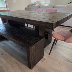 West Elm Solid Wood Dining Table (62")