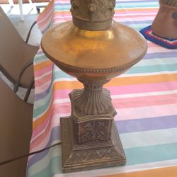 1940s? Brass Ornate Lamp