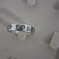 Chrome Hearts 6mm Forever Spacer Ring - Size 10