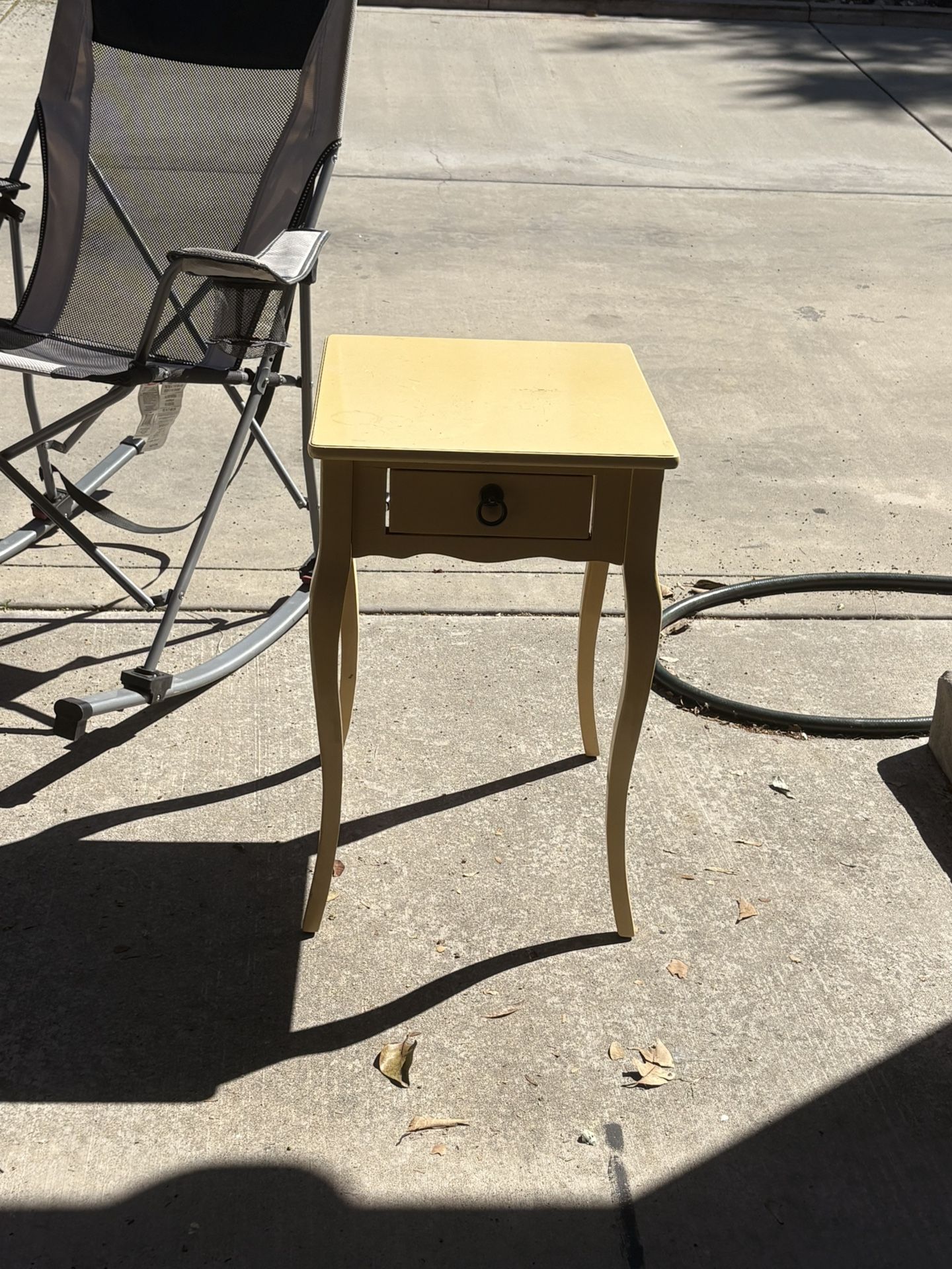 Yellow Side Table
