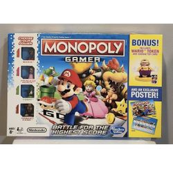 MONOPOLY Gamer Super Mario Bros Edition INCOMPLETE (Good condition) PICK UP IN CORNELIUS