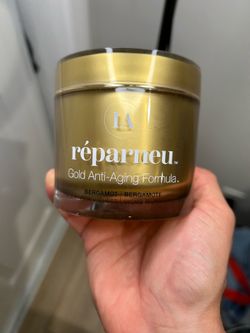 Infinite Aloe NEW reparneu Gold Anti-Aging Formula Bergamot Face Cream 6.7 oz