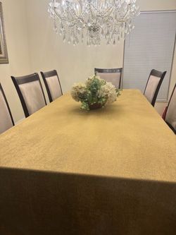 Dining Table Set with 8 Chairs