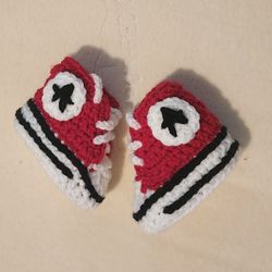 HANDMADE Crochet ♥️Red Converse 