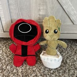 Grut Squid games plushie Bundle 