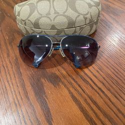 Coach Women’s Aviator Sunglasses