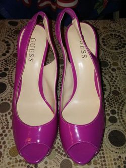 Pink GUESS heels 7half brand new $40