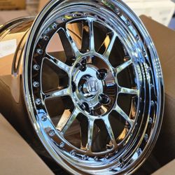 17x9.0 NEW CHROME WHEELS/RIMS. WHISTLER SK11. 5X114.3