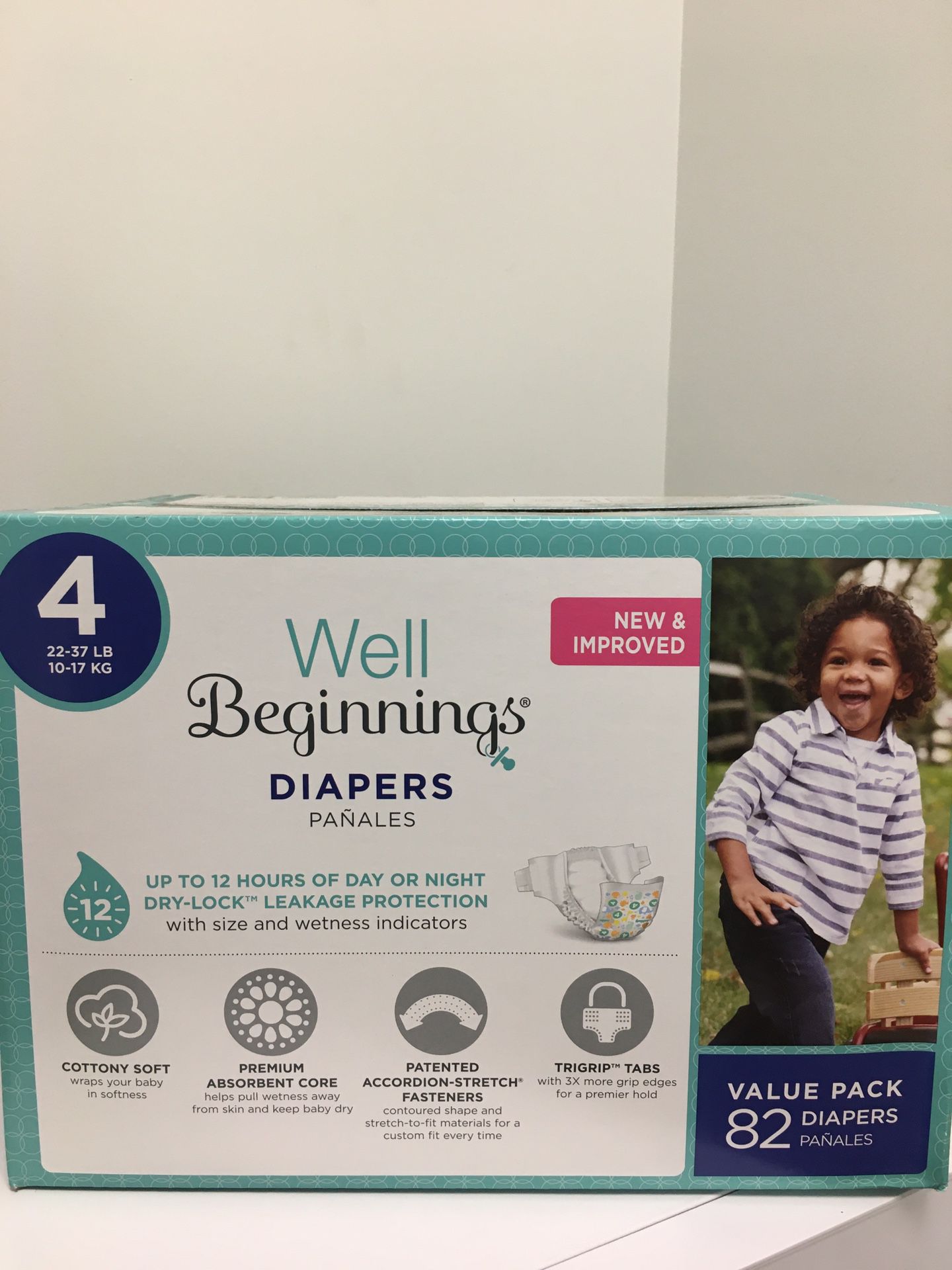 Well beginnings diapers size 4 82 count for sale $10