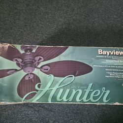 New Hunter Bayview 54" Indoor/Outdoor Patio Ceiling Fan