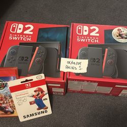 Nintendo switch 2 Bundle (NEGOTIABLE)