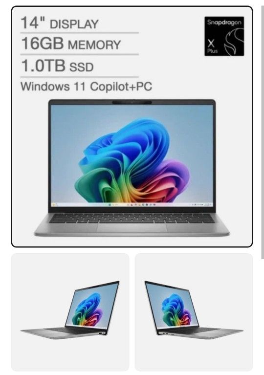 Dell Inspiron 14. Snapdragon X Plus