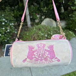 Pink Juicy Couture Barrel Purse 